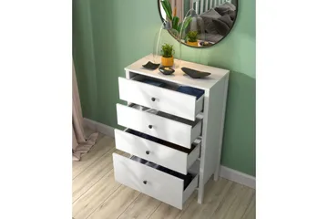 Navric Tv-skåp 77 cm - Natur/Vit - Förvaring - Förvaringsmöbler - Byrå - Hallbyrå