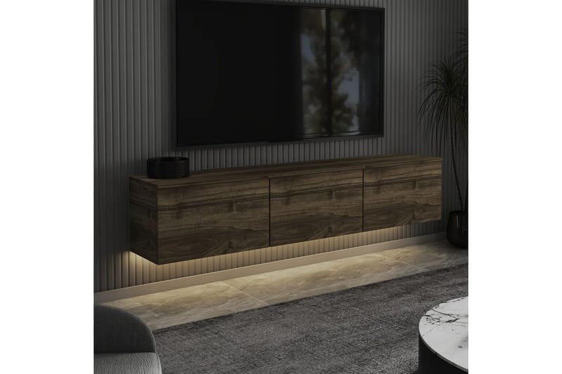 Neon Tv-bänk 160 cm - Brun - Möbler - TV- & Mediamöbler - TV bänk & mediabänk