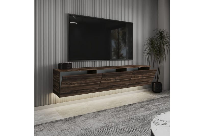 Neon Tv-bänk 160 cm - Brun - Möbler - TV- & Mediamöbler - TV bänk & mediabänk