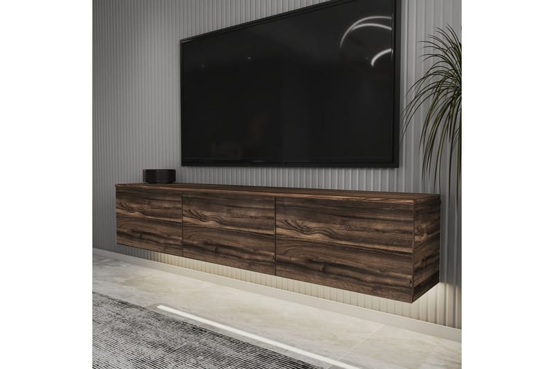 Neon Tv-bänk 160 cm - Brun - Möbler - TV- & Mediamöbler - TV bänk & mediabänk