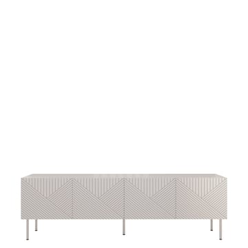 Norrs Golvstående Tv-bänk 191 cm med Förvaring i Målat Trä - Ljusbeige - Möbler - TV- & Mediamöbler - TV bänk & mediabänk