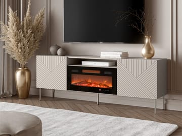 Norrs Tv-bänk 191 cm - beige - Möbler - TV- & Mediamöbler - TV bänk & mediabänk