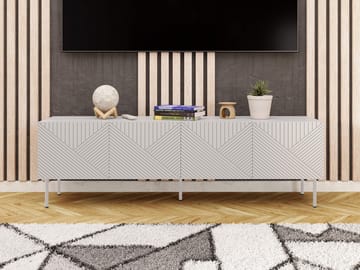 Norrs Tv-bänk 191 cm - beige - Möbler - TV- & Mediamöbler - TV bänk & mediabänk