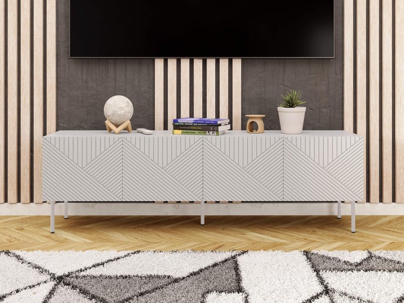 Norrs Tv-bänk 191 cm - beige - Möbler - TV- & Mediamöbler - TV bänk & mediabänk