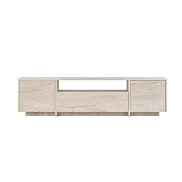Nover TV-bänk 180x46x35 cm - Travertin - Möbler - TV- & Mediamöbler - TV bänk & mediabänk