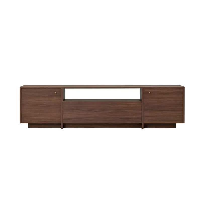 Nover TV-bänk 180x46x35 cm - Valnöt - Möbler - TV- & Mediamöbler - TV bänk & mediabänk
