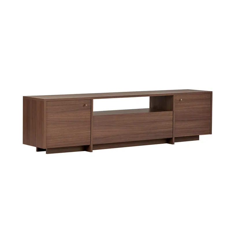 Nover TV-bänk 180x46x35 cm - Valnöt - Möbler - TV- & Mediamöbler - TV bänk & mediabänk