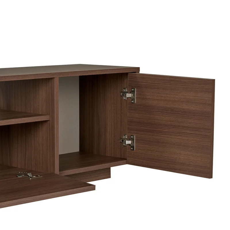 Nover TV-bänk 180x46x35 cm - Valnöt - Möbler - TV- & Mediamöbler - TV bänk & mediabänk