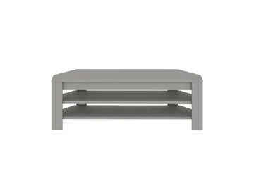 Oderzo Hörn TV Bänk 120 cm med Förvaring i Målat Trä - Grå - Möbler - TV- & Mediamöbler - TV bänk & mediabänk