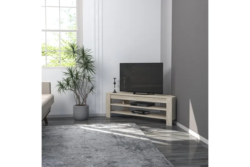 Oderzo Tv-bänk 120 cm - Travertin - Möbler - TV- & Mediamöbler - TV bänk & mediabänk