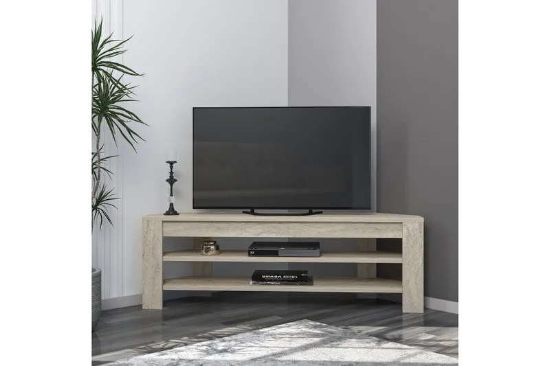Oderzo Tv-bänk 120 cm - Travertin - Möbler - TV- & Mediamöbler - TV bänk & mediabänk