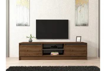 Olca Tv-bänk 180 cm - Valnöt/Antracit - Möbler - TV- & Mediamöbler - TV bänk & mediabänk