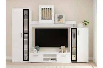 Olerum Tv-möbelset 256x40 cm - Vit - Möbler - TV- & Mediamöbler - TV-möbelset