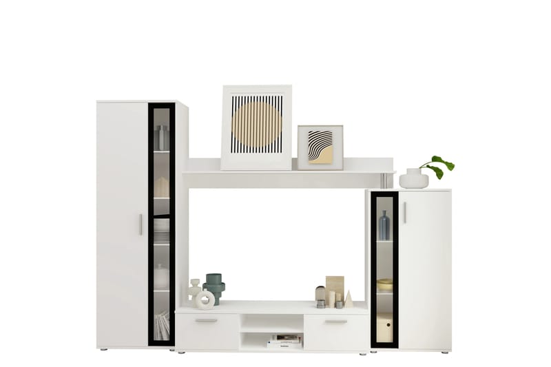 Olerum Tv-möbelset 256x40 cm - Vit - Möbler - TV- & Mediamöbler - TV-möbelset