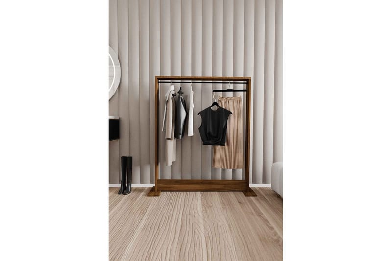 Olyric Tv-hylla 124 cm - Valnöt - Möbler - TV- & Mediamöbler - TV-hylla