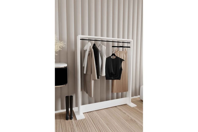 Olyric Tv-hylla 124 cm - Vit - Möbler - TV- & Mediamöbler - TV-hylla