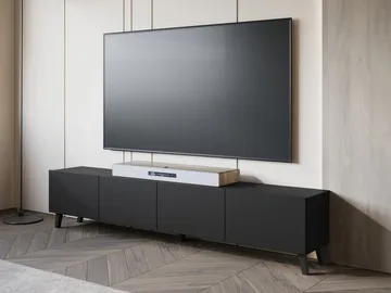Orvik Tv-bänk 190 cm - svart - Möbler - TV- & Mediamöbler - TV bänk & mediabänk