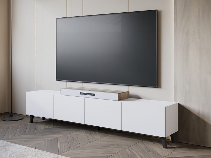 Orvik Tv-bänk 190 cm - vit - Möbler - TV- & Mediamöbler - TV bänk & mediabänk
