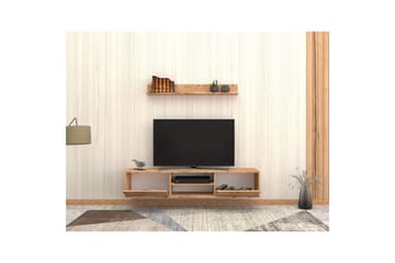 Palgrave Tv-hylla 180 cm - Ek - Möbler - TV- & Mediamöbler - TV-hylla