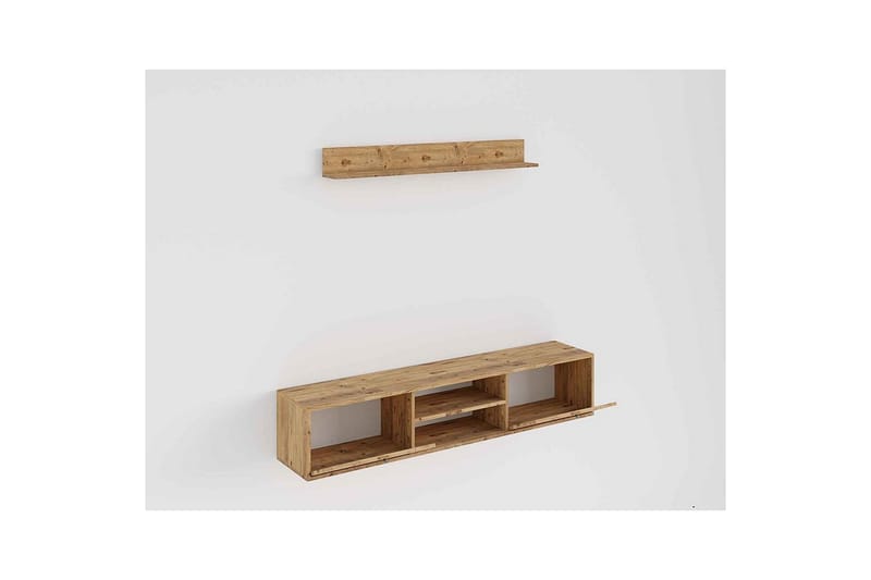 Palgrave Tv-hylla 180 cm - Ek - Möbler - TV- & Mediamöbler - TV-hylla