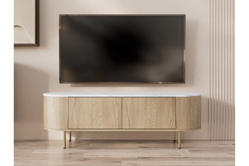 Pantego Tv-bänk 139x40 cm - Brun - Möbler - TV- & Mediamöbler - TV bänk & mediabänk