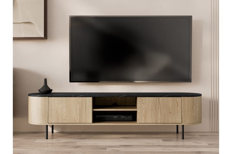 Pantego Tv-bänk 184x40 cm - Brun - Möbler - TV- & Mediamöbler - TV bänk & mediabänk