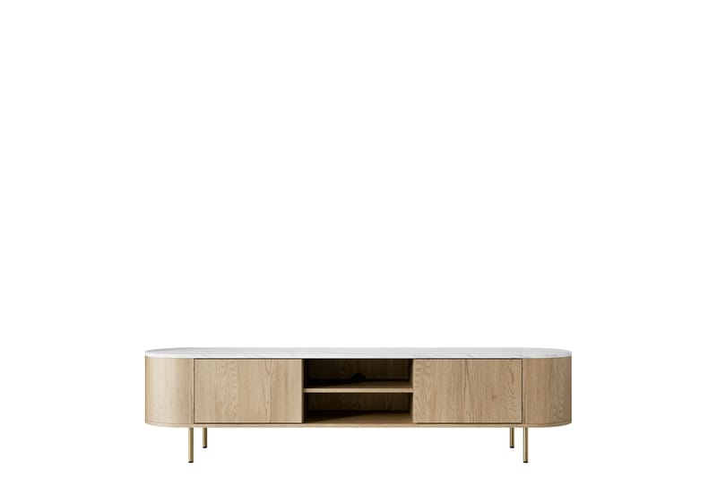 Pantego Tv-bänk 184x40 cm - Vit - Möbler - TV- & Mediamöbler - TV bänk & mediabänk