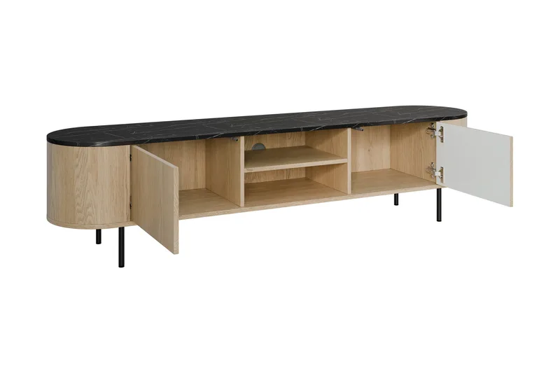 Pantego Tv-bänk 184x40 cm - Vit - Möbler - TV- & Mediamöbler - TV bänk & mediabänk