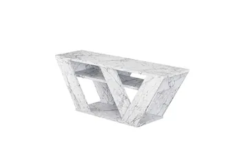 Pipralla Tv-bänk 110 cm - Vit marmor - Möbler - TV- & Mediamöbler - TV bänk & mediabänk