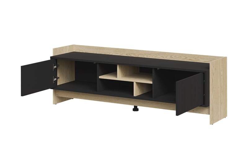Polina Tv-bänk 150 cm - Brun/Svart - Möbler - TV- & Mediamöbler - TV bänk & mediabänk