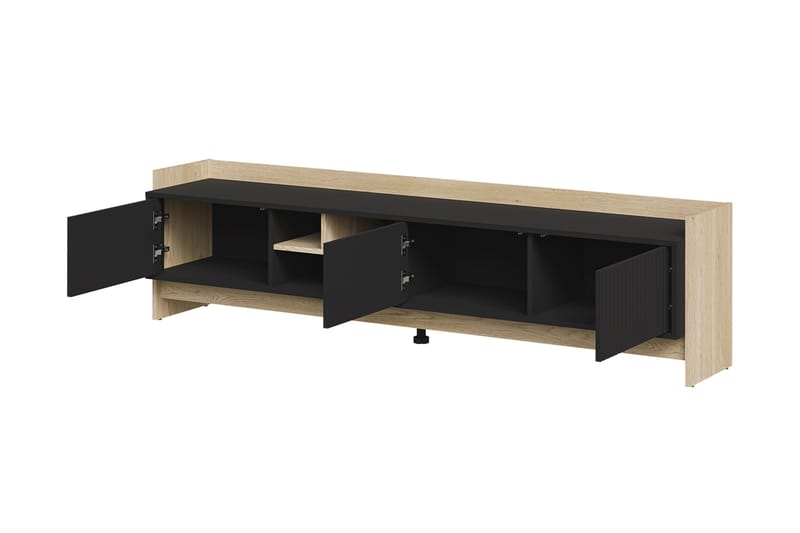 Polina Tv-bänk 190 cm - Brun/Svart - Möbler - TV- & Mediamöbler - TV bänk & mediabänk