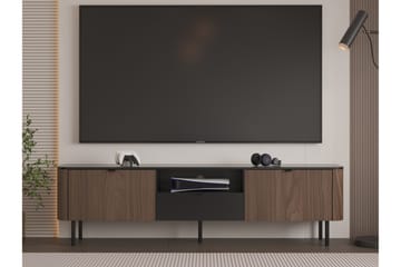 Pollena Tv-bänk 200x39 cm - Beige - Möbler - TV- & Mediamöbler - TV bänk & mediabänk