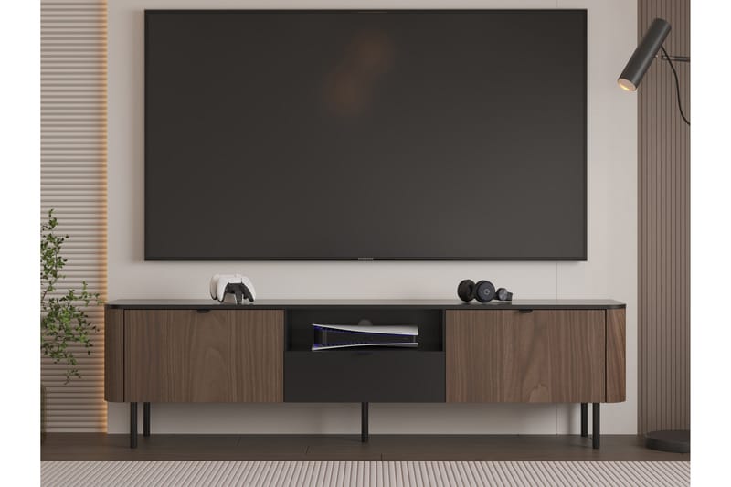 Pollena Tv-bänk 200x39 cm - Beige - Möbler - TV- & Mediamöbler - TV bänk & mediabänk