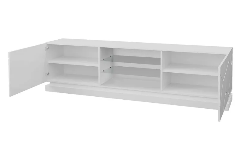 Qiu Tv-bänk 200 cm - Vit - Möbler - TV- & Mediamöbler - TV bänk & mediabänk