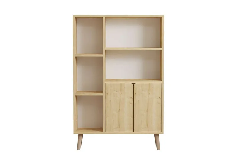 Quorana Bokhylla 25 cm - Ek - Förvaring - Hylla - Bokhylla