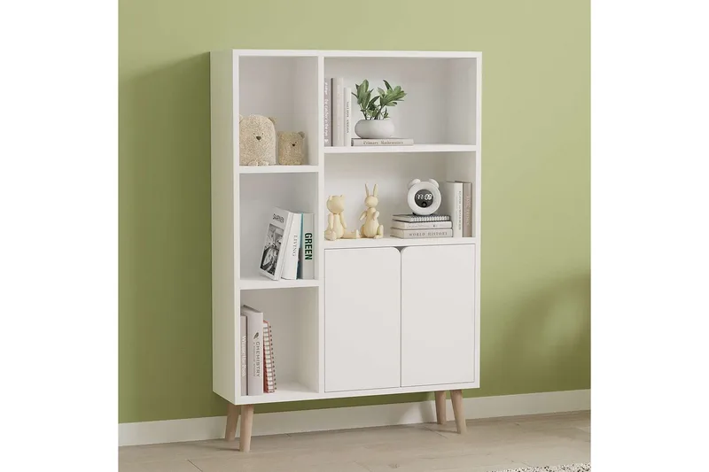 Quorana Bokhylla 25 cm - Vit - Förvaring - Hylla - Bokhylla