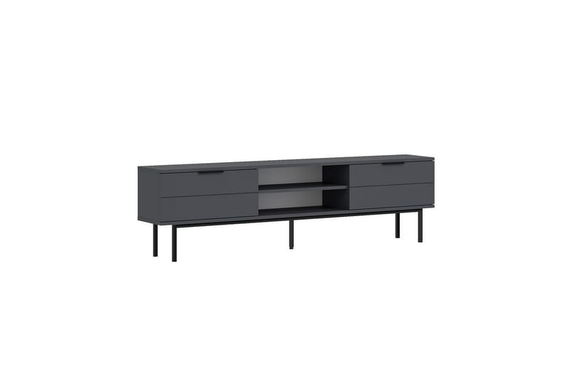 Ranjit Tv-bänk 180 cm - Antracit - Möbler - TV- & Mediamöbler - TV bänk & mediabänk