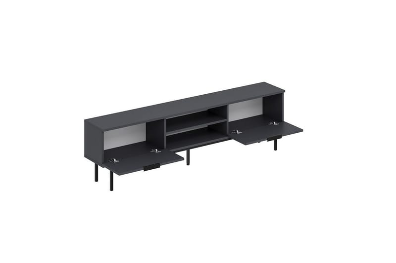 Ranjit Tv-bänk 180 cm - Antracit - Möbler - TV- & Mediamöbler - TV bänk & mediabänk