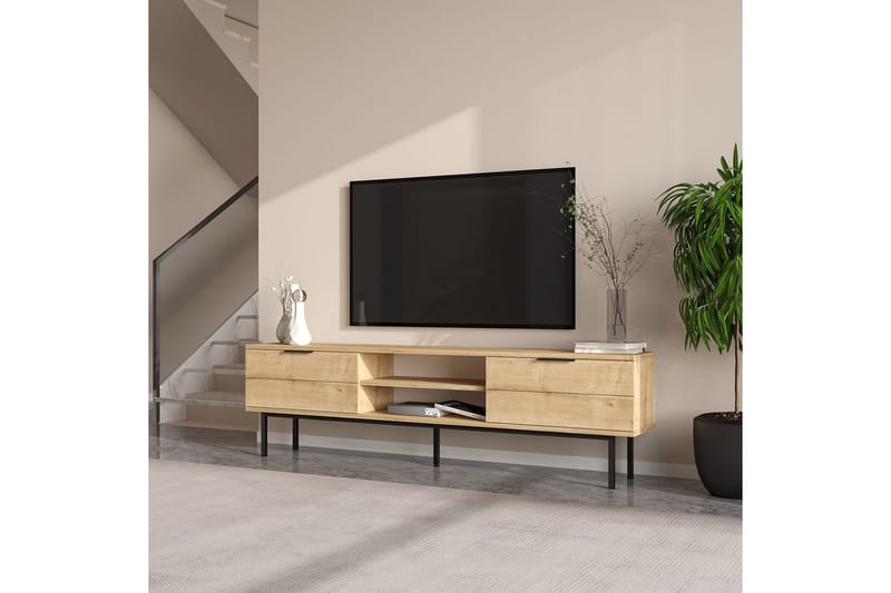 Ranjit Tv-bänk 180 cm - Natur - Möbler - TV- & Mediamöbler - TV bänk & mediabänk