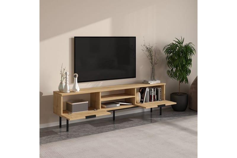 Ranjit Tv-bänk 180 cm - Natur - Möbler - TV- & Mediamöbler - TV bänk & mediabänk