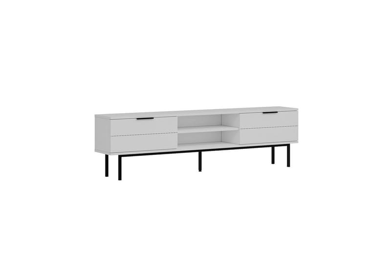Ranjit Tv-bänk 180 cm - Vit - Möbler - TV- & Mediamöbler - TV bänk & mediabänk