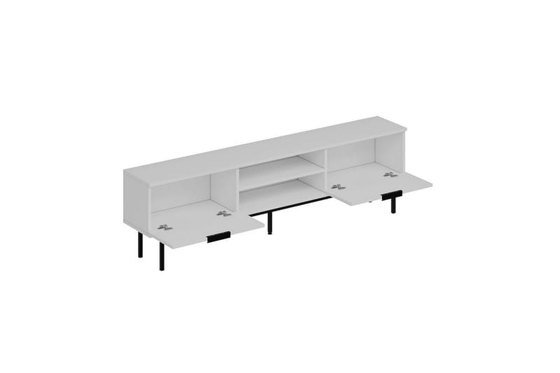 Ranjit Tv-bänk 180 cm - Vit - Möbler - TV- & Mediamöbler - TV bänk & mediabänk