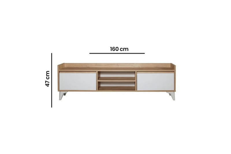 Ranko Tv-bänk 160 cm - Multifärgad - Möbler - TV- & Mediamöbler - TV bänk & mediabänk