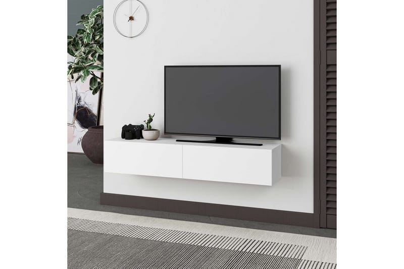 Rasab Tv-bänk 135 cm - Vit - Möbler - TV- & Mediamöbler - TV bänk & mediabänk