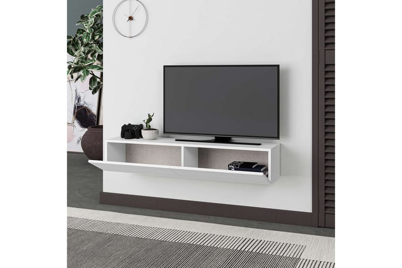 Rasab Tv-bänk 135 cm - Vit - Möbler - TV- & Mediamöbler - TV bänk & mediabänk