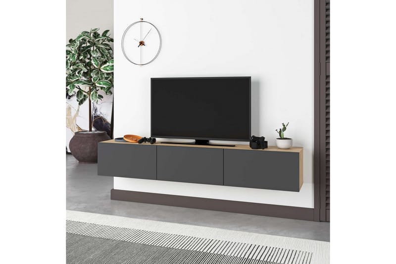 Rasab Tv-bänk 180 cm - Svart - Möbler - TV- & Mediamöbler - TV bänk & mediabänk