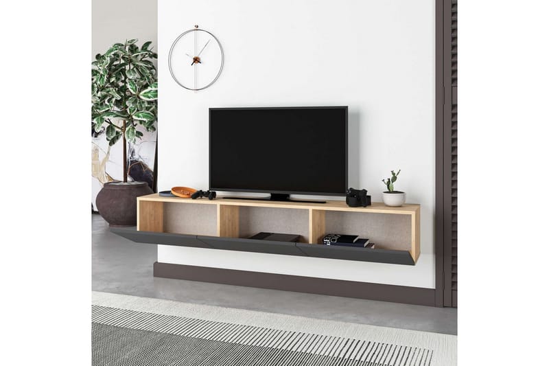 Rasab Tv-bänk 180 cm - Svart - Möbler - TV- & Mediamöbler - TV bänk & mediabänk