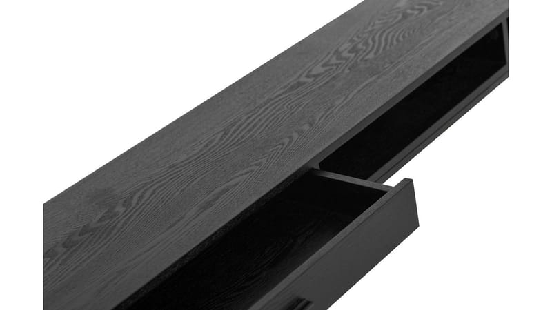 Regal Golvstående TV-bänk 180 cm med Förvaring i Trä - Svart - Möbler - TV- & Mediamöbler - TV bänk & mediabänk
