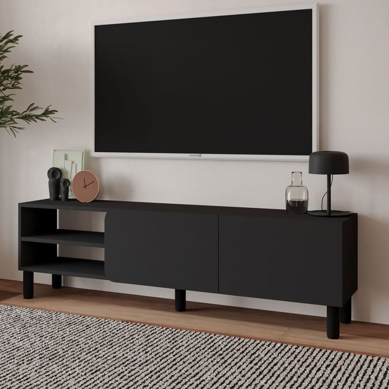 Relento Tv-bänk 150 cm - antracit - Möbler - TV- & Mediamöbler - TV bänk & mediabänk