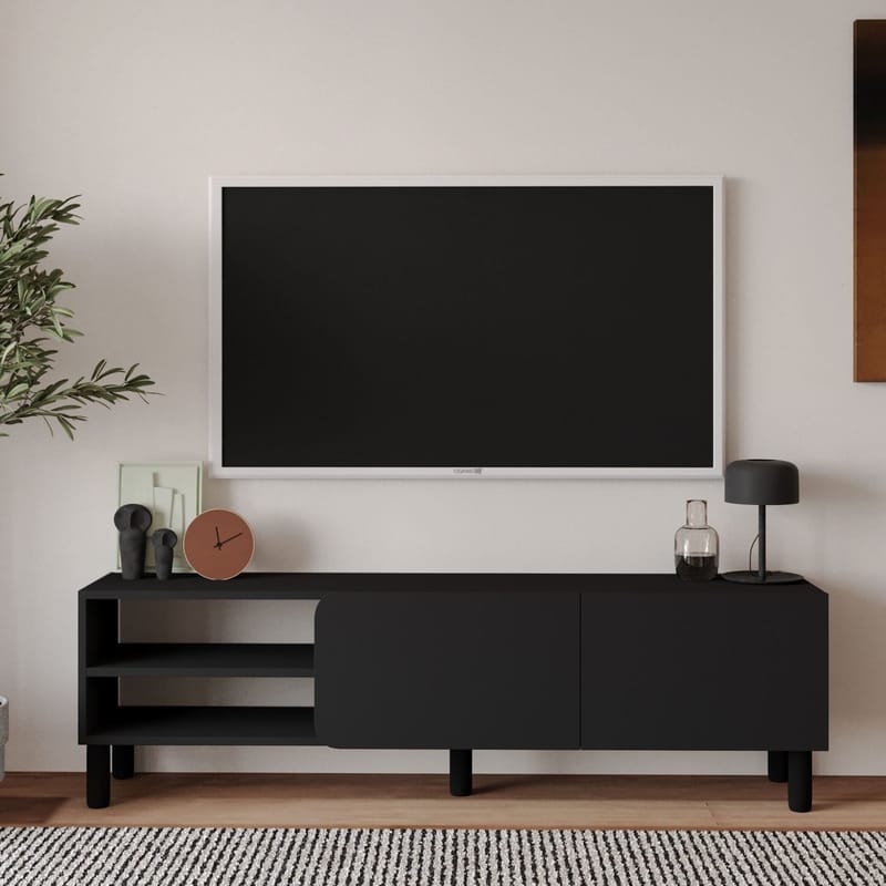 Relento Tv-bänk 150 cm - antracit - Möbler - TV- & Mediamöbler - TV bänk & mediabänk
